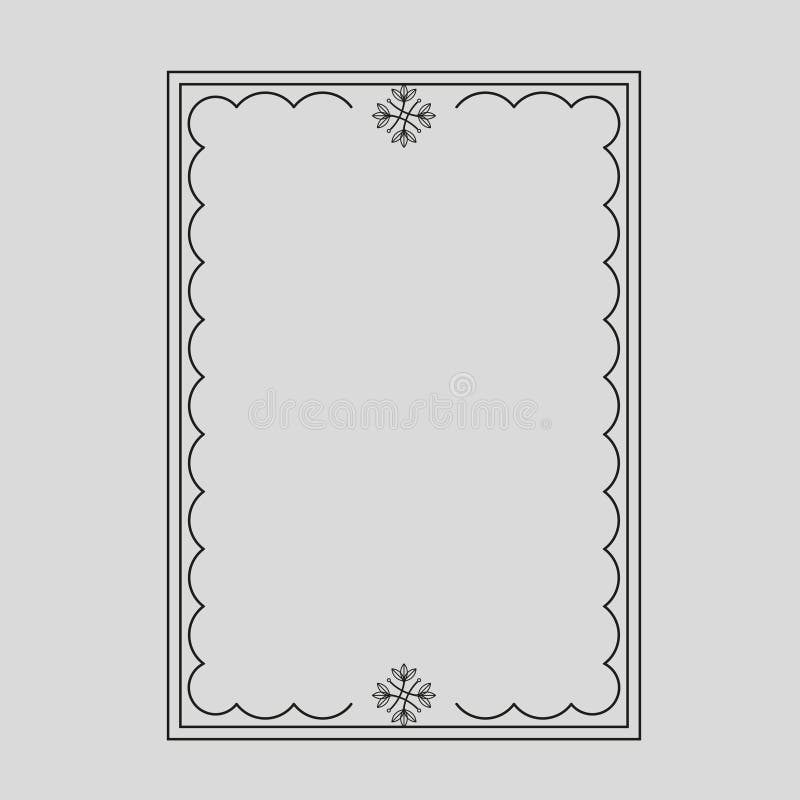 Imagine vectorială ilustr cadru decorativ decorativ decorativ royalty free illustration