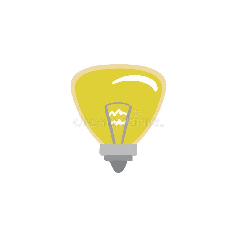 Imagine vectorială pictogramă bulb. ilustrare vectorială simbol creativitate idei luminoase. stock illustration