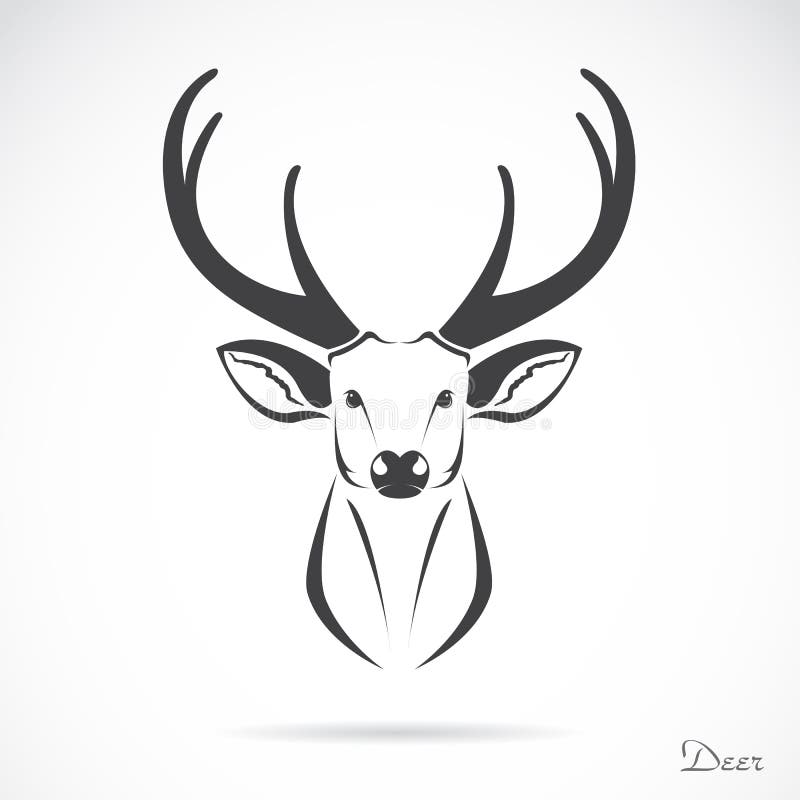Imagine vectorială a unui cap de căprioară royalty free illustration