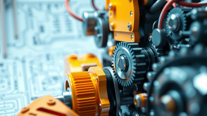 Pioneering Engineering Design Exploring the Future of Technology through Innovative Solutions stock illustration