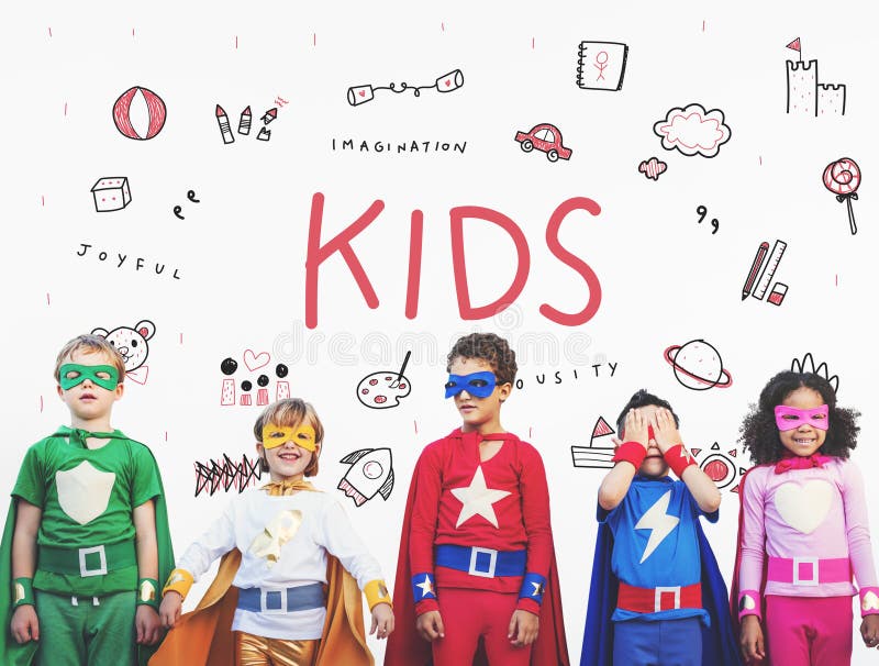 Imagínese el concepto del icono de la educación de la libertad de los niños stock de ilustración Imagínese el concepto del icono de la educación de la libertad de los niños stock de ilustración
