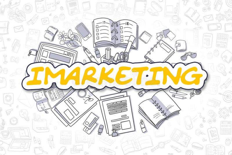 Imarketing - Doodle Żółty słowo pojęcia prowadzenia domu posiadanie klucza złoty sięgający niebo ilustracja wektor Imarketing - Doodle Żółty słowo pojęcia prowadzenia domu posiadanie klucza złoty sięgający niebo ilustracja wektor