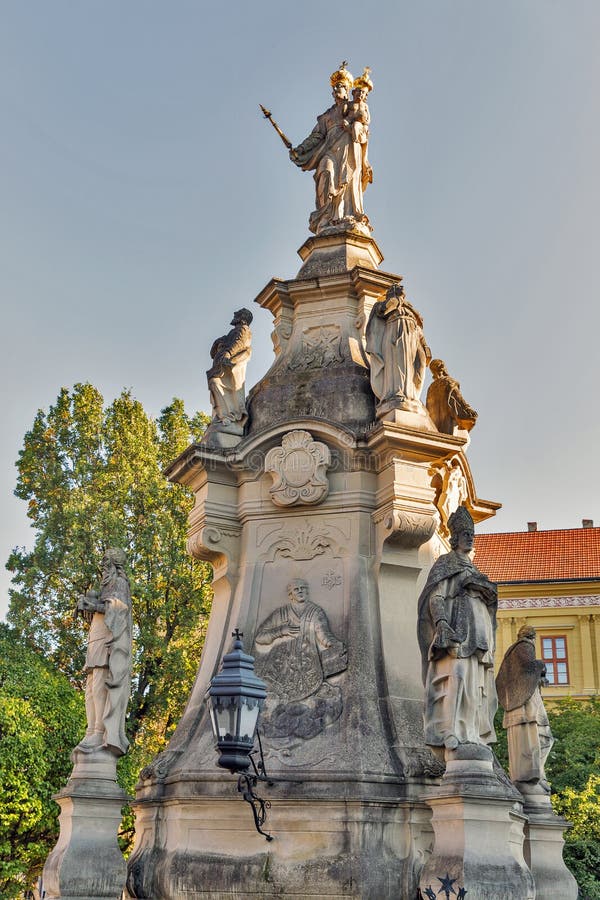 Socha Immaculata v Prešove na Slovensku.