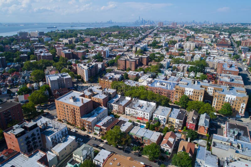 Immagine aerea della baia Ridge Brooklyn New York