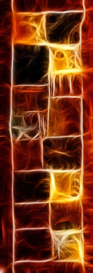 Immagine astratta dei quadrati variopinti illustrazione vettoriale