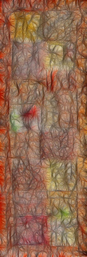 Immagine astratta dei quadrati variopinti illustrazione di stock