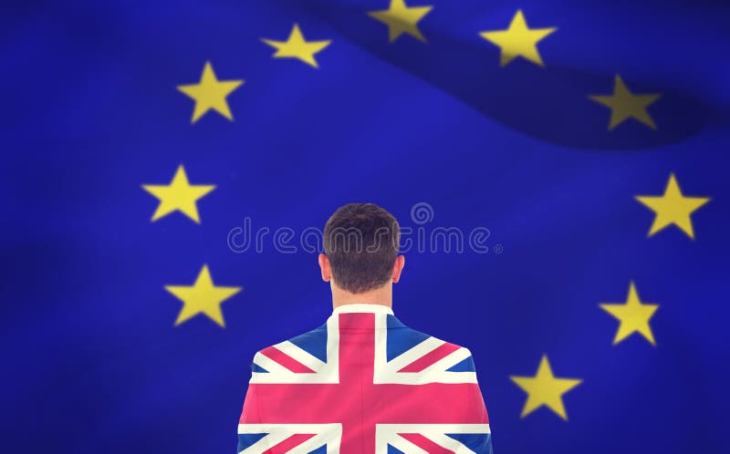 Immagine composita dell'uomo d'affari che guarda davanti lui in vestito fotografia stock Immagine composita dell'uomo d'affari che guarda davanti lui in vestito fotografia stock