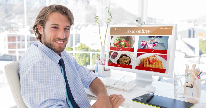 Immagine composita di alimento app immagini stock libere da diritti Immagine composita di alimento app immagini stock libere da diritti