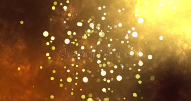 Immagine delle macchie di luce calda sullo sfondo marrone illustrazione vettoriale