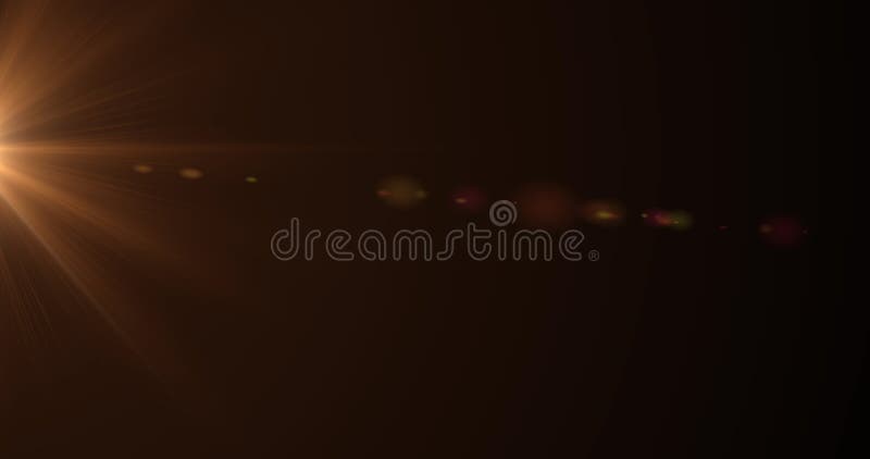 Immagine di luce arancione che brilla sullo sfondo marrone illustrazione di stock
