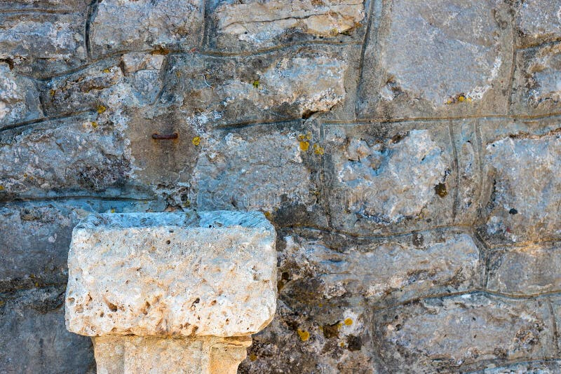 Immagine di una parete di pietra immagine stock libera da diritti Immagine di una parete di pietra immagine stock libera da diritti