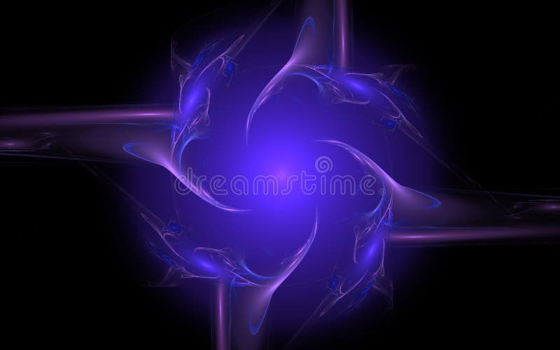 Immagine generata Digital sotto forma di forme geometriche astratte di varie tonalità e di colori per uso in web design e compute illustrazione di stock