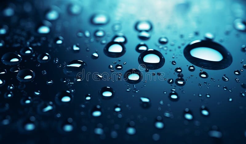 Immagine generativa dell'aria con caduta d'acqua illustrazione di stock