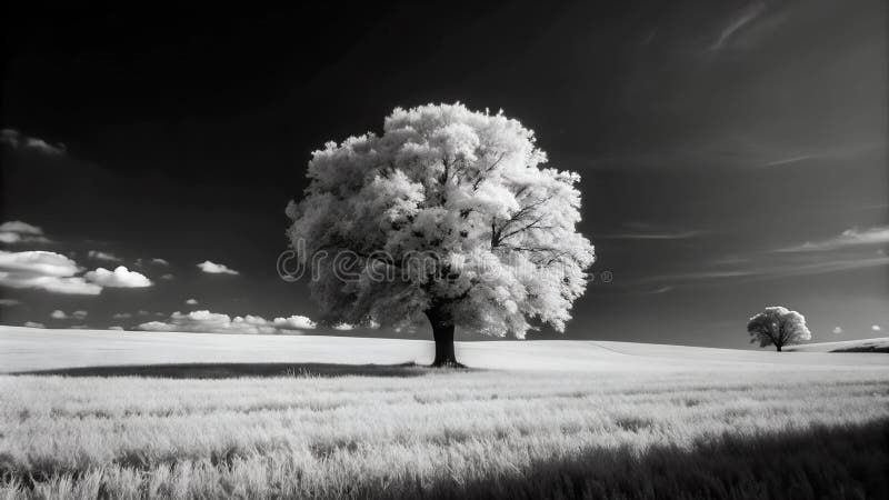 Immagine iper-realistica dei campi di scarico generati royalty illustrazione gratis
