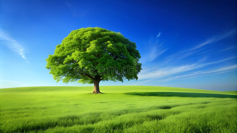 Immagine iper-realistica dei campi di scarico generati royalty illustrazione gratis