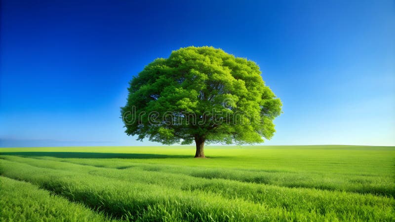 Immagine iper-realistica dei campi di scarico generati illustrazione vettoriale