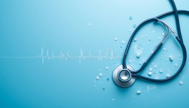Immagine medica generata dall'AIG illustrazione di stock