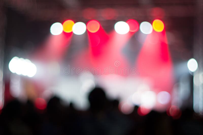 Immagine vaga di concerto immagini stock libere da diritti