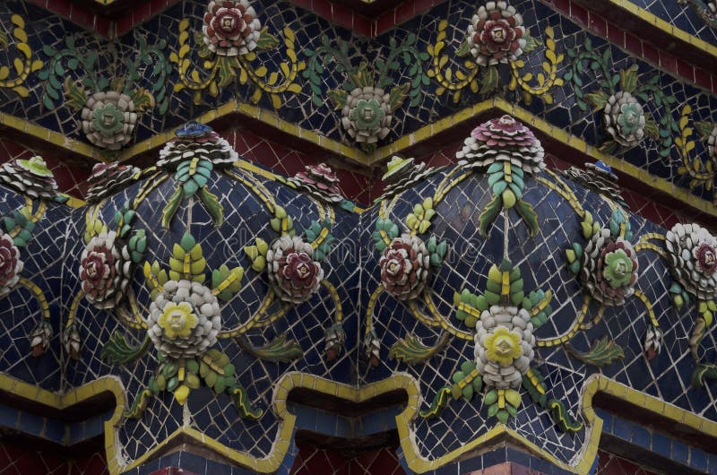 Immagini della foto delle azione del modello di Wat Pho fotografia stock Immagini della foto delle azione del modello di Wat Pho fotografia stock