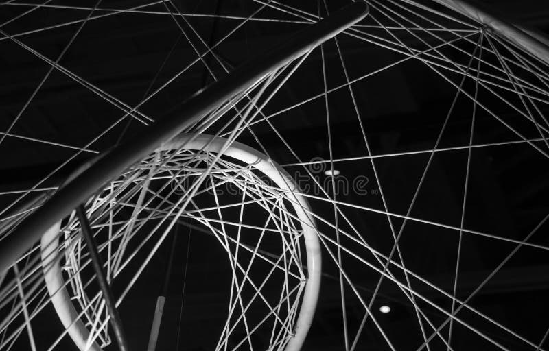 Immagini di alta tecnologia in bianco e nero fotografia stock