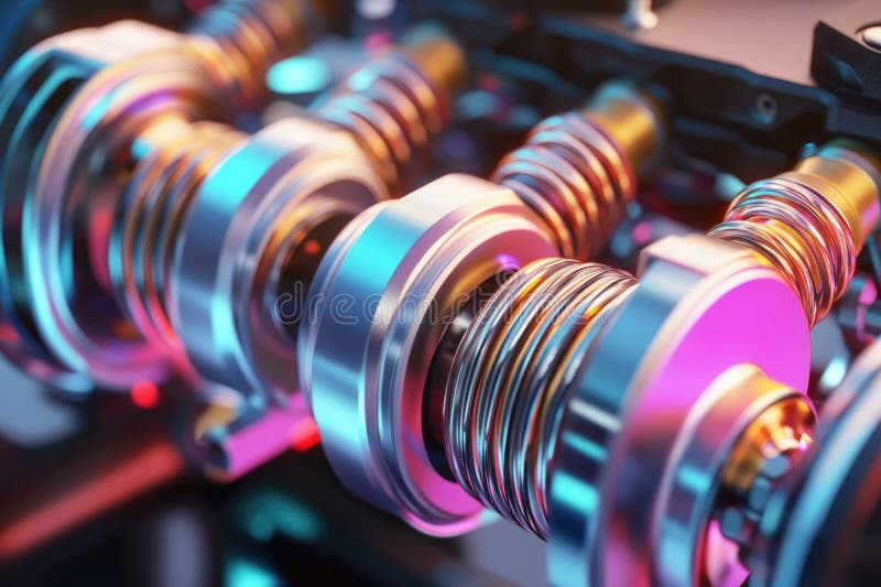 Immagini di chiusura di una macchina con più fili collegati per usi tecnologici o scientifici.