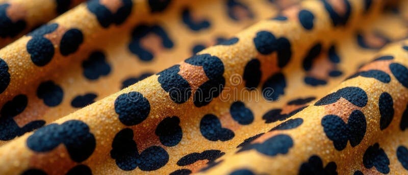 Stunning CloseUp of Luxurious Leopard Print Fabric A Textural Masterpiece for Fashion Home Decor and Design Inspiration stock illustration