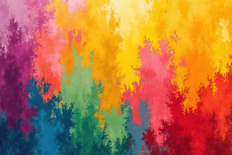 Stunning Abstract Fractal Art Vibrant Colors and Intricate Patterns for Modern Design royalty free illustration