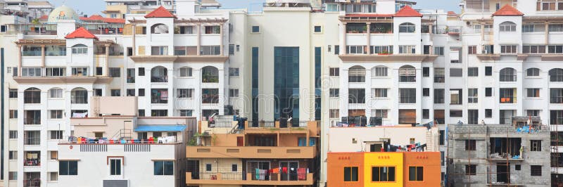 Immeubles grands dans la ville de Bangalore photos stock Immeubles grands dans la ville de Bangalore photos stock
