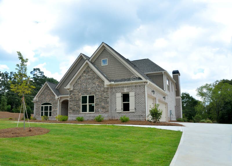 Immobilien, Bogart, Stockfoto Bild von frontseite, eingang