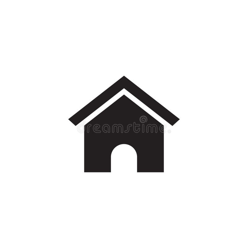 Immobiliengrafikdesignschablonenvektor der Hausikone stock abbildung Immobiliengrafikdesignschablonenvektor der Hausikone stock abbildung