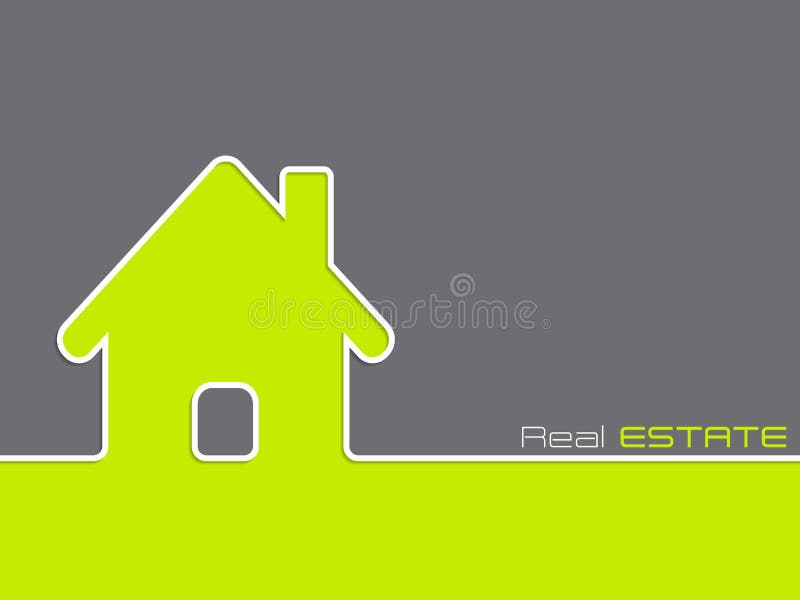 Immobilienwerbungshintergrund vektor abbildung Immobilienwerbungshintergrund vektor abbildung
