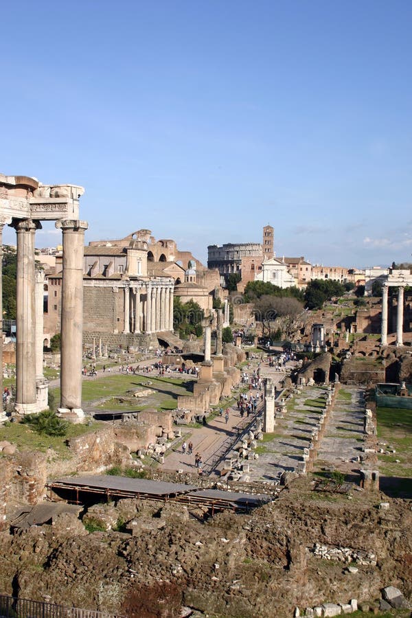 Imperial forums in Rome