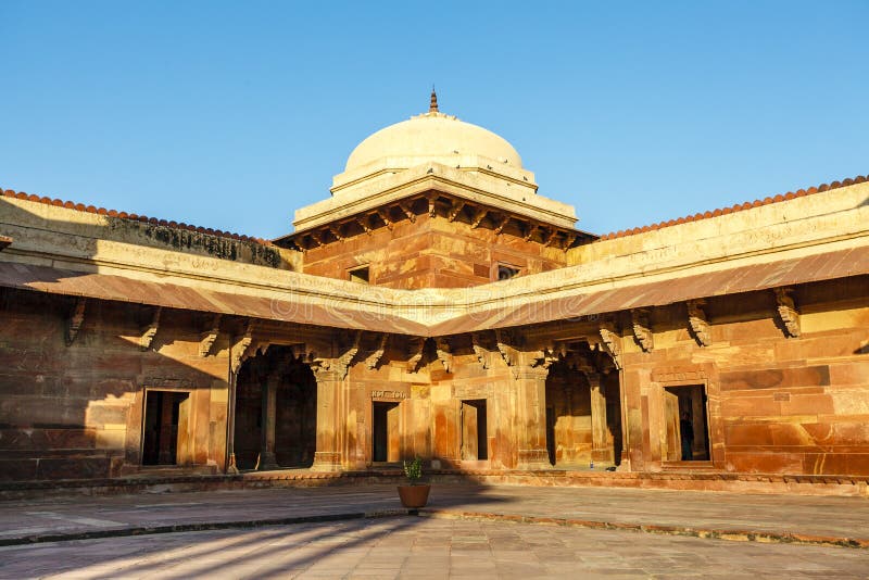 Imperial palace complex in Fatehpur Sikri, Agra, Uttar Pradesh, India, Asia