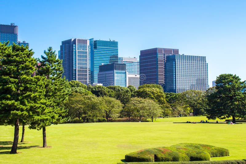 Imperial Palace East Gardens in Tokyo, Japan