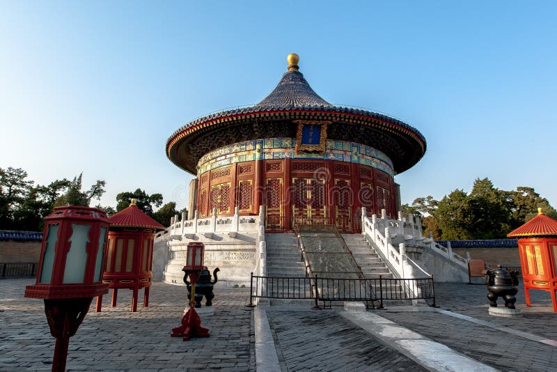Imperial vault of Heaven In Temple of Heaven, Beijing, China