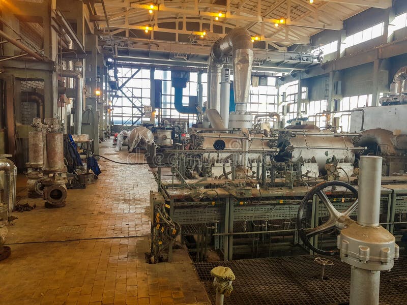 Impianto chimico interno Valvola di controllo del flusso pneumatico per raffinerie industriali o impianti chimici Apparecchiature immagini stock Impianto chimico interno Valvola di controllo del flusso pneumatico per raffinerie industriali o impianti chimici Apparecchiature immagini stock