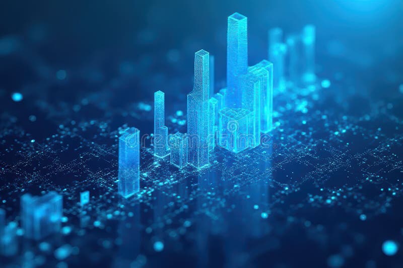 Implementing Blockchain Tech in Smart Contracts vector illustration