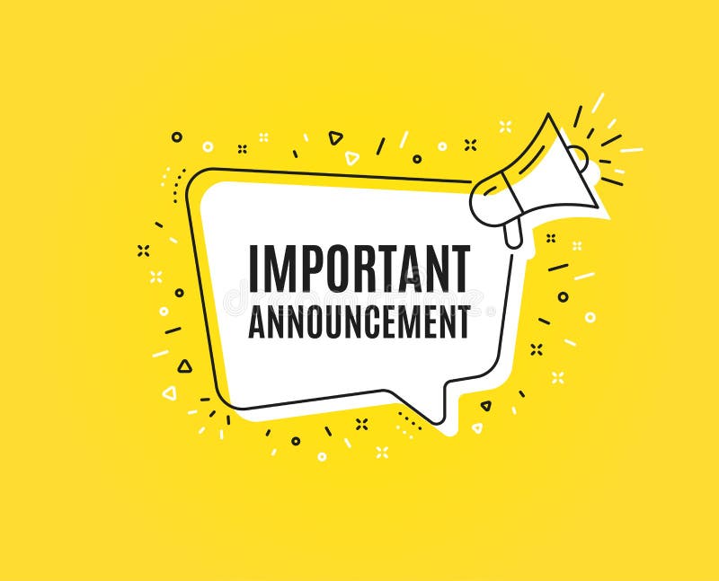 Announcement Symbol Stock Illustrations – 68,972 Announcement ...