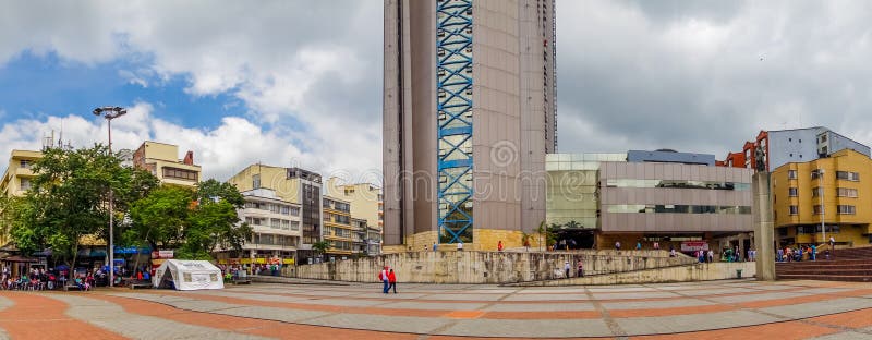 Important city landmark located in the main square Plaza Bolivar of Armenia,  Colombia – Stock Editorial Photo © pxhidalgo #75357305