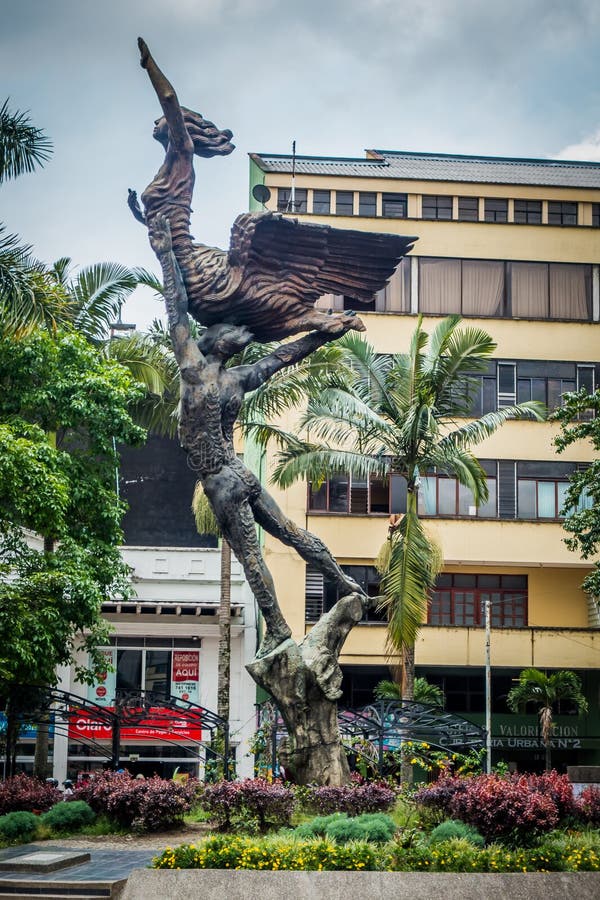 Important city landmark located in the main square Plaza Bolivar of Armenia,  Colombia – Stock Editorial Photo © pxhidalgo #75357305