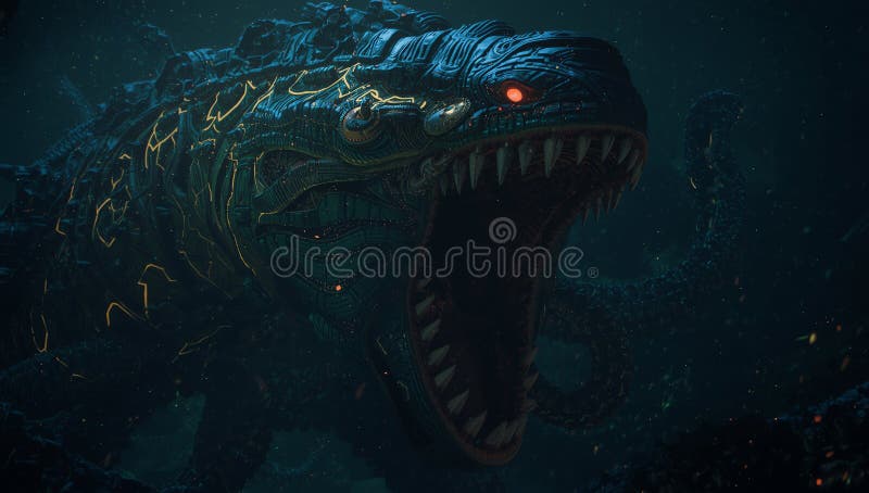 Terrifying Leviathan Stock Illustrations – 114 Terrifying