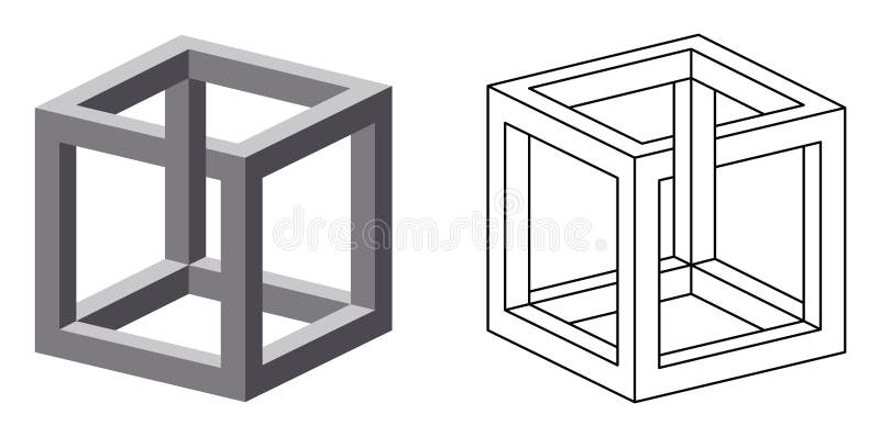 Impossible (Irrational) Cube T Shirt, Original Artwork Impossible (Irrational) Cube T Shirt, Original Artwork