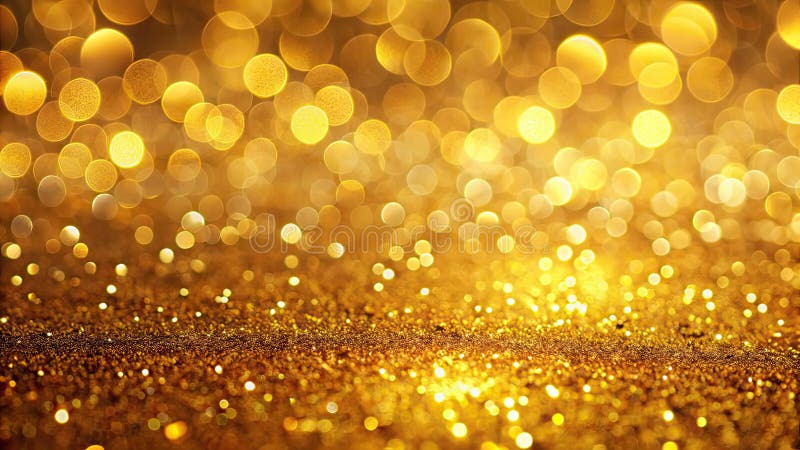 Impresionante fondo bokeh dorado: un diseño abstracto de inspiración vintage para carteles, invitaciones y embalajes: un lujo ilustración del vector