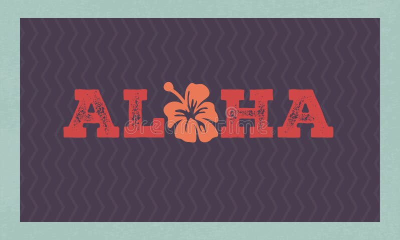 Impresión floral de la camiseta de Hawaii de la hawaiana Frase del paraíso del verano stock de ilustración Impresión floral de la camiseta de Hawaii de la hawaiana Frase del paraíso del verano stock de ilustración
