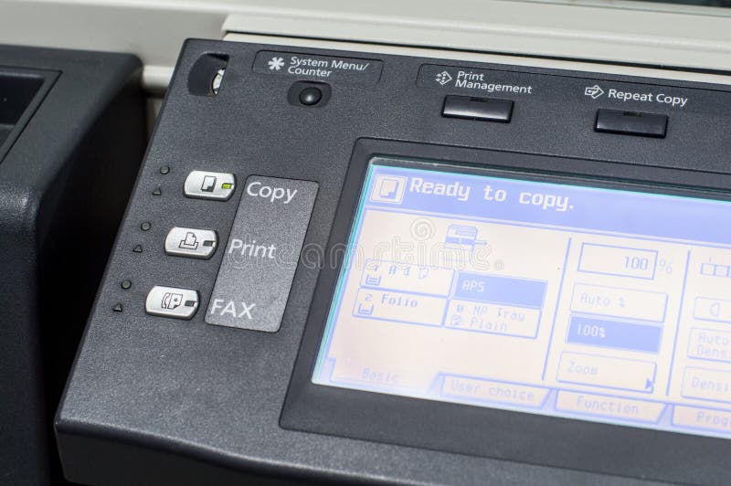 Multifunction printer Copy Print FAX in office. Multifunction printer Copy Print FAX in office