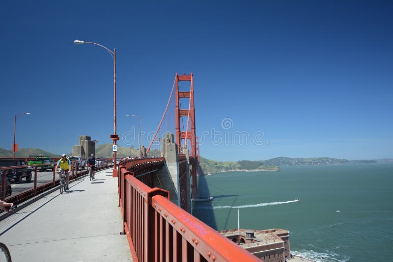 Impressions de golden gate bridge à San Francisco depuis le 2 mai 2017, la Californie Etats-Unis images libres de droits Impressions de golden gate bridge à San Francisco depuis le 2 mai 2017, la Californie Etats-Unis images libres de droits
