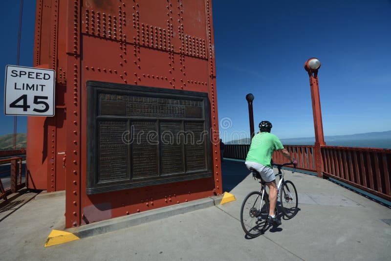 Impressions de golden gate bridge à San Francisco depuis le 2 mai 2017, la Californie Etats-Unis photos stock Impressions de golden gate bridge à San Francisco depuis le 2 mai 2017, la Californie Etats-Unis photos stock