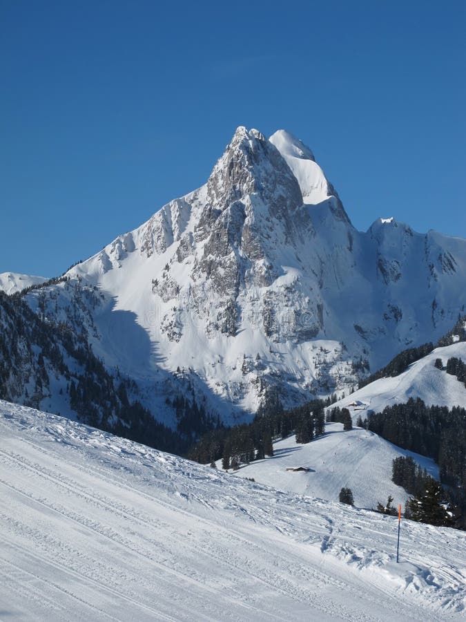 Impressive mountain, Gstaad