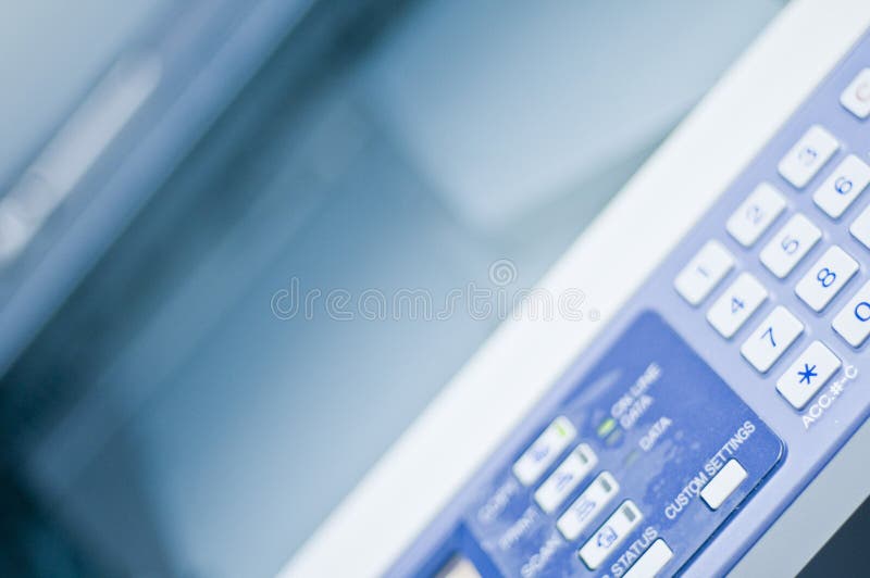 Impressora do fax foto de stock royalty free Impressora do fax foto de stock royalty free