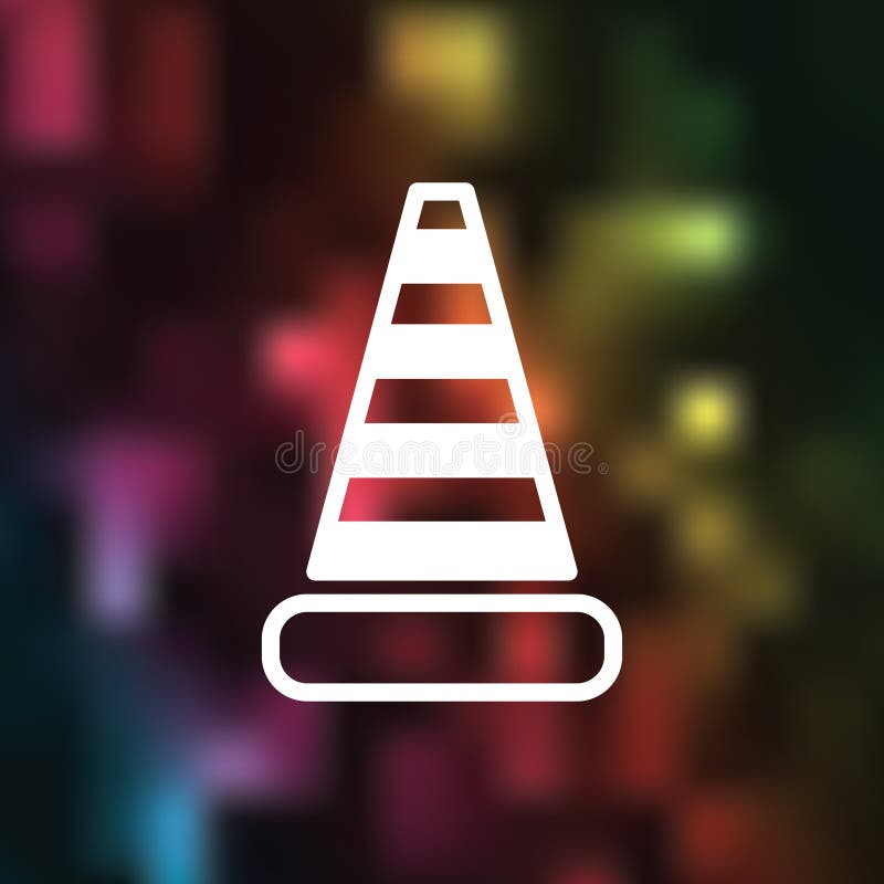 Traffic cone icon. Vector illustration decorative design. Traffic cone icon. Vector illustration decorative design